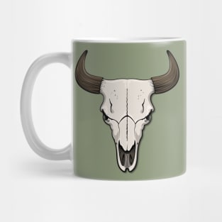 Bison Skull Mug